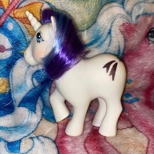 Vintage Original 1983 My Little Pony Glory G1 Unicorn MLP year 2 tail missing :(